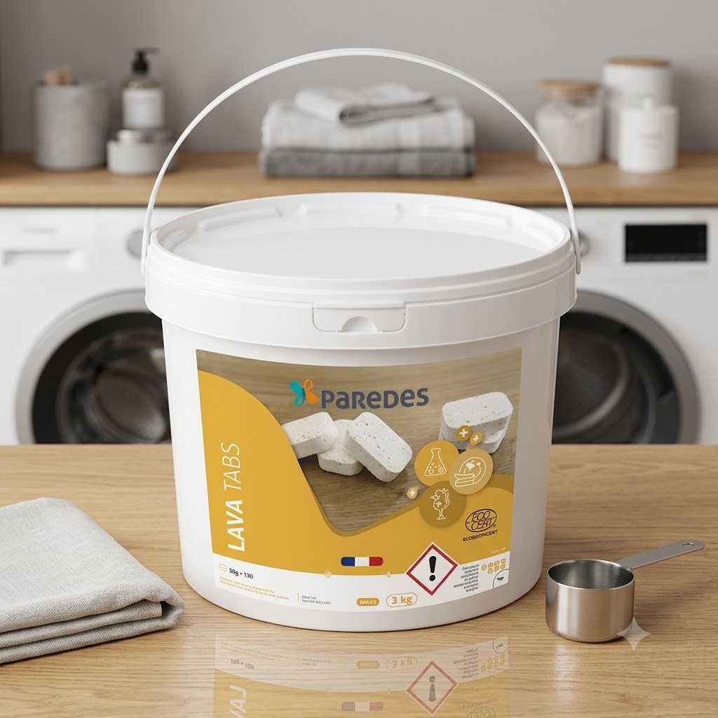 Tablettes lave-vaisselle Ecocert Paredes Lava Tabs — seau de 150